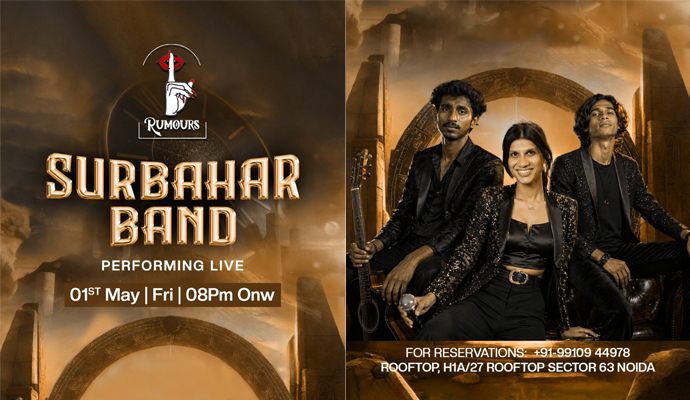 Surbahar Band Performing Live at Rumours Rooftop Noida